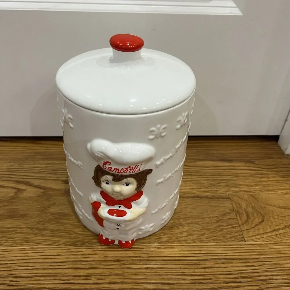Campbell's‎ Soup Cookie-Cracker Jar 1999 Houston Harvest